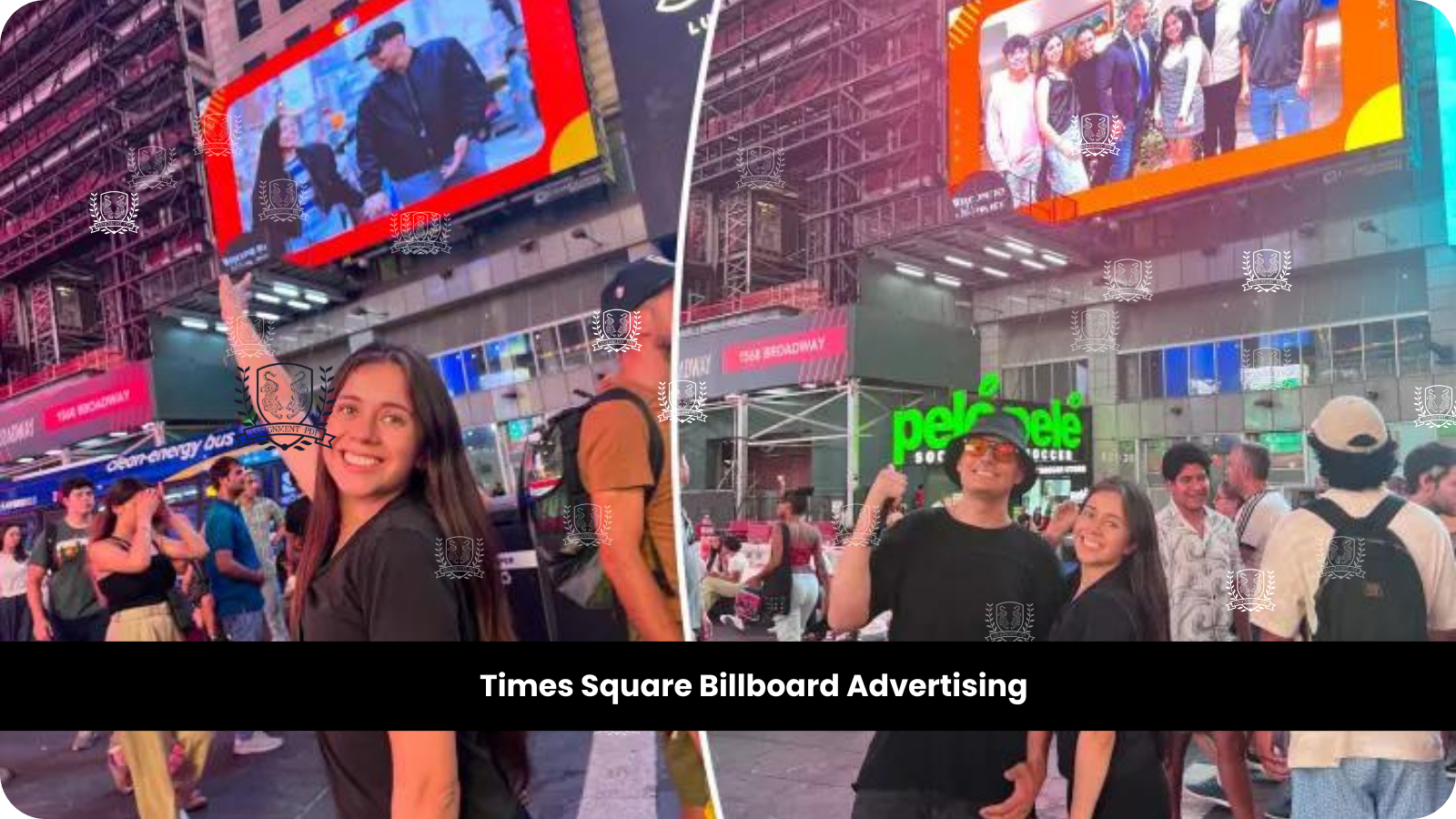 Times square billboard birthday message cost 
