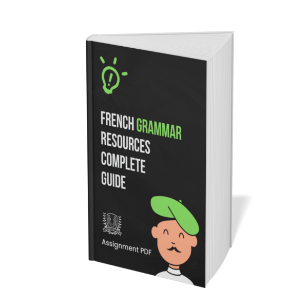 French Grammar Book - A Complete Guide Tutorial